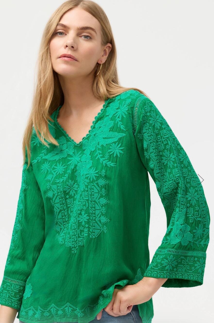 Johnny Was Rivera Tonal Blouse